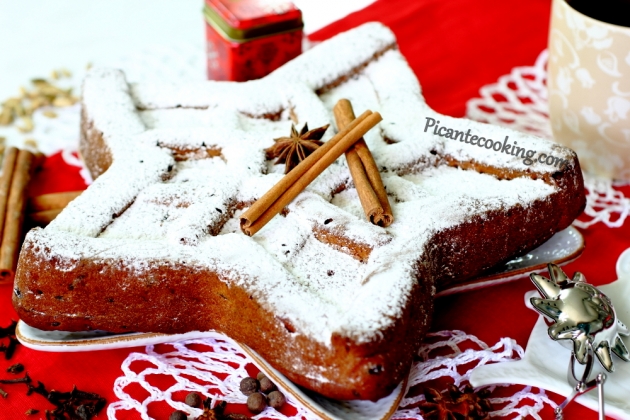 Різдвяний пряний кекс з чорносливом - 10