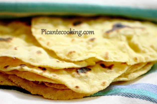 Meksykańskie kukurydziane tortille (hisz. Tortilla de maiz) - 9