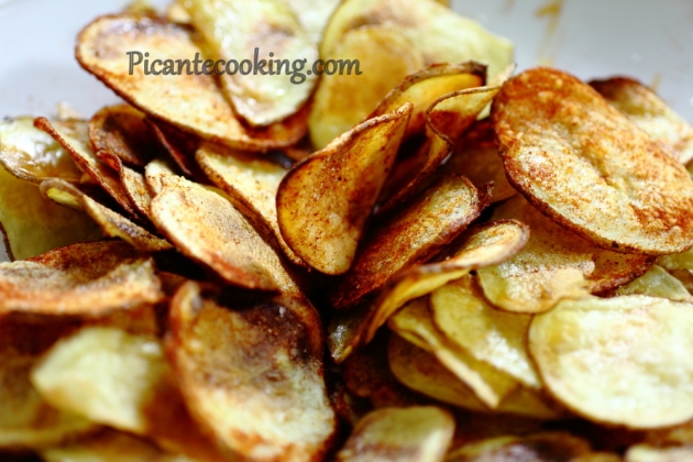 Domowe chipsy ziemniaczane z piekarnika - 6
