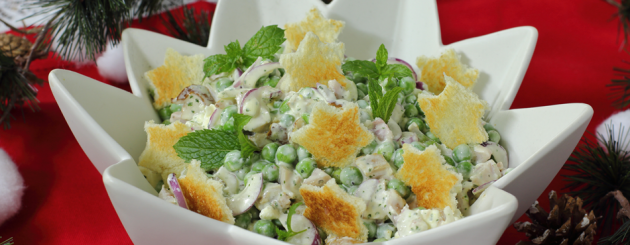 Нова страва для Bonduelle: Святковий салат із зеленим горошком та сиром Фета - 1