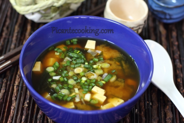 Zupa miso z tofu i wakame - 4