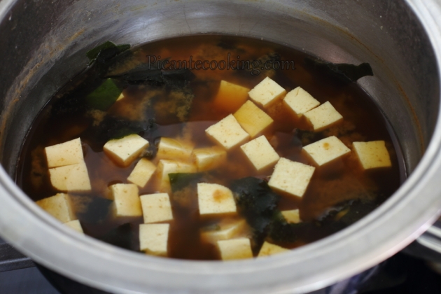 Місо-суп з тофу та вакаме - 10