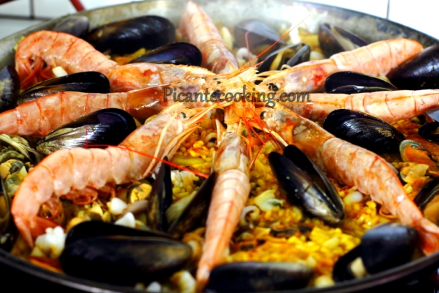 Паелья з морепродуктів (Paella de mariscos) - 9