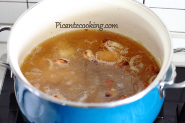 Zupa krem z pieczonego czosnku - 5