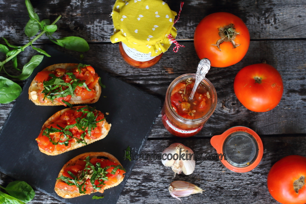 Pomidory "Bruschetta w słoiku" - 6