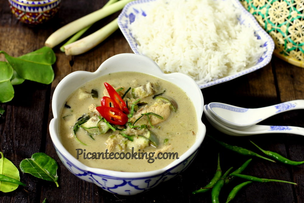 Tajskie zielone curry z kurczakiem - 7