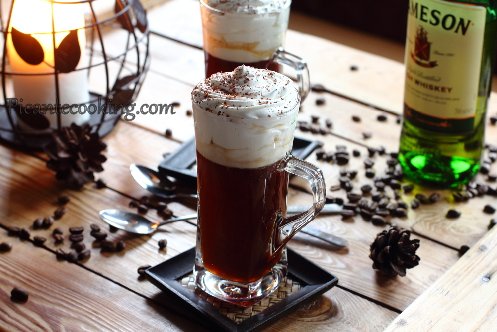 Kawa po irlandzku z miodem (ang. Irish coffee) - 1