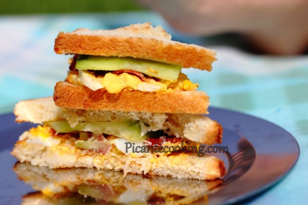 Яєчні сендвічі для пікніка або до сніданку