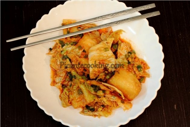 Kimchi z kapusty pekińskiej 