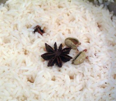 Steamed rice a la Gordon Ramsey for Asian dishes