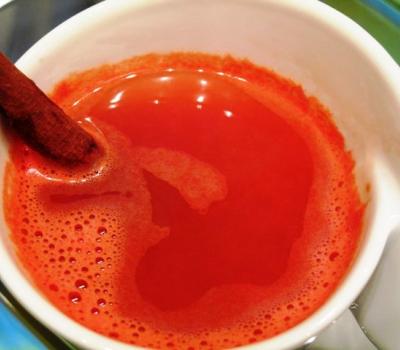 Revitalizing grapefruit hot drink 