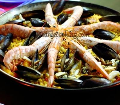 Паелья з морепродуктів (Paella de mariscos)