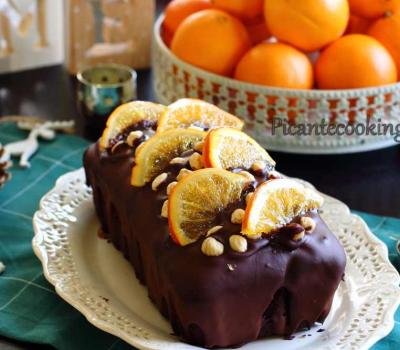 Шоколадний кекс з апельсином та лісовими горіхами