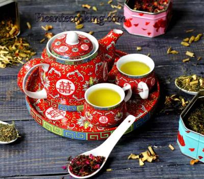 3 рецепти чайних сумішей на зеленому чаї