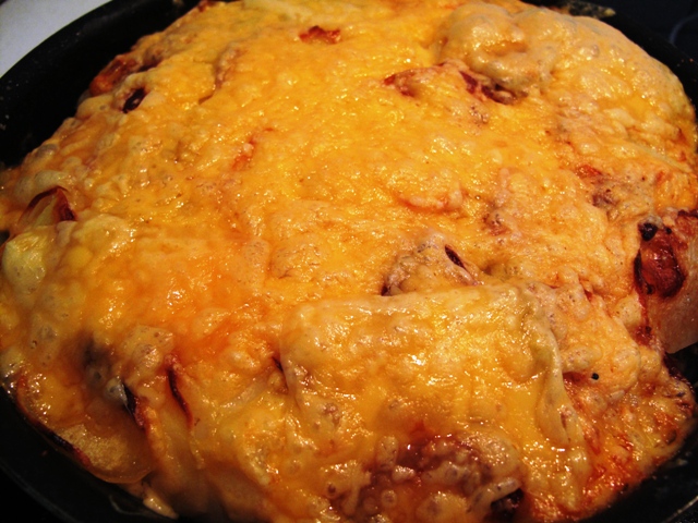 Potato and meat casserole  - 4