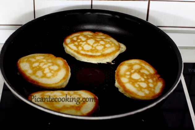 Fluffy pancakes with cardamom for breakfast with beloved person  - 4