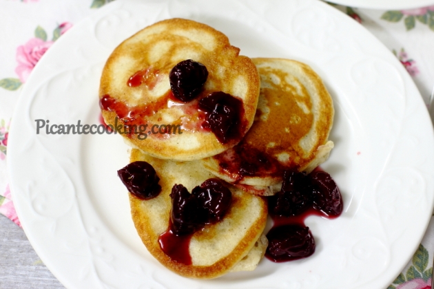 Fluffy pancakes with cardamom for breakfast with beloved person  - 5