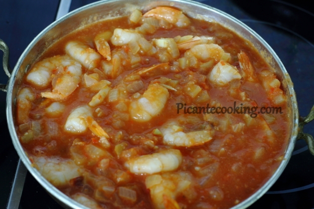 Prawns in a spicy tomato sauce  - 5