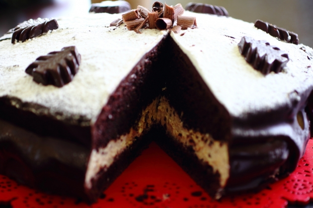 Зимовий шоколадний торт на темному пиві - 1