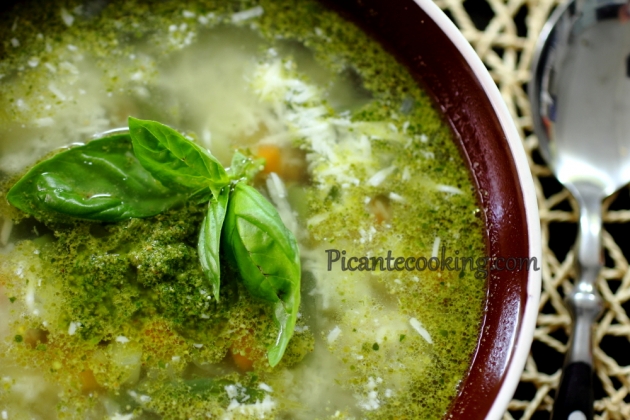 Letnia zupa minestrone - 8