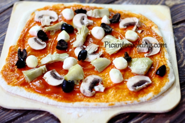 Піца Капрічоза (Pizza Capricciosa) - 4