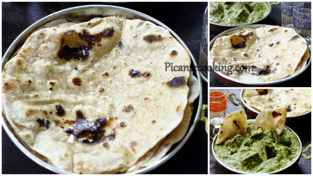 Indyjskie płaskie chlebki chapati - 1