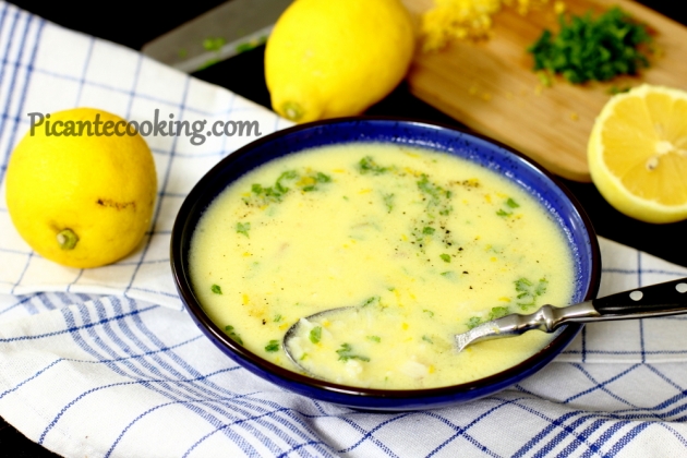 Grecka cytrynowo jajeczna zupa (gr. Avgolemono) - 7