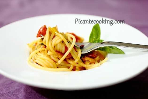 Спагетті з боттаргою і помідорами - 6