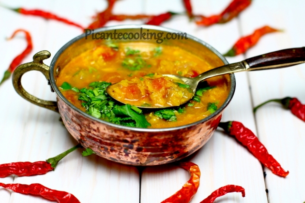 Пікантний суп з сочевицею в індійському стилі - 1