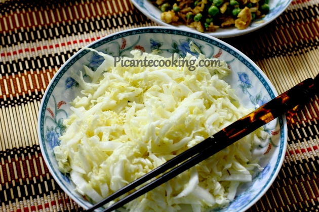 Салат з пекінської капусти в китайському стилі - 4