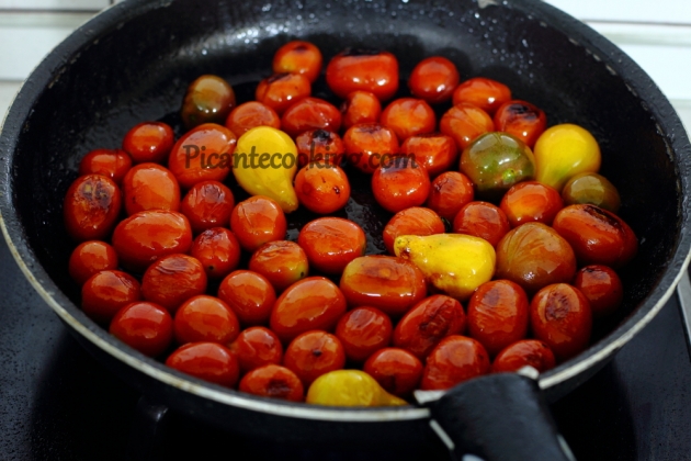 Flądra z salsą z duszonych pomidorów - 3