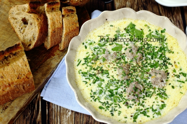 Вершковий суп з фрикадельками - 9