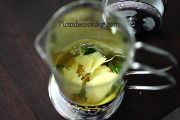 Зігріваючий м'ятний чай з імбиром та лимоном - 3