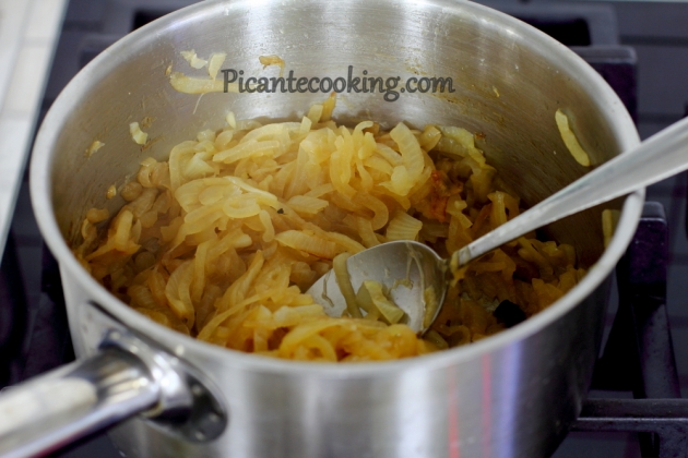 Dip z karmelizowanej cebuli i serem pleśniowym - 3