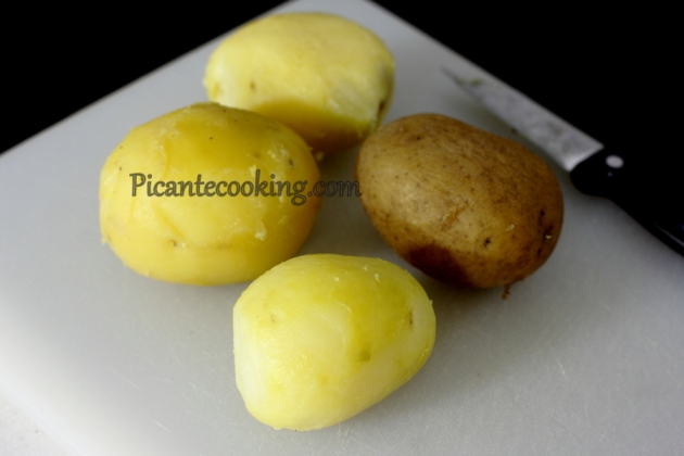 Картопляні пизи з сьомгою в сметанному соусі - 2