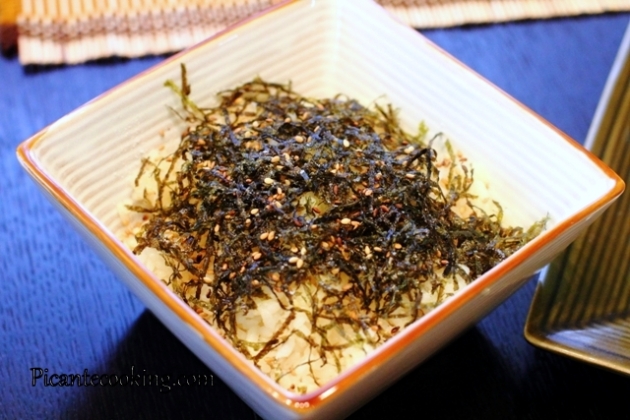 Koreańska zupa miso (Doenjang Chigae) z wodorostami - 4