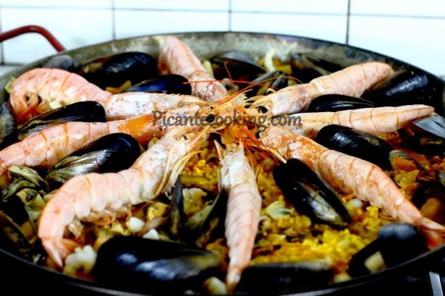 Паелья з морепродуктів (Paella de mariscos) - 11