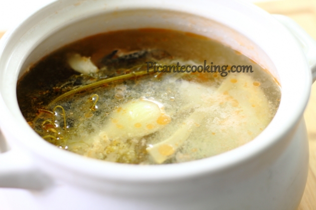 Zupa chrzanowa z łososiem i koperkiem - 2