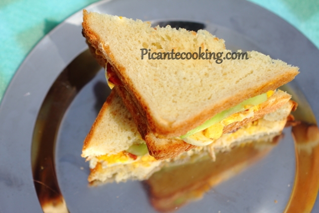 Яєчні сендвічі для пікніка або до сніданку - 10