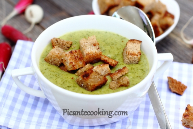 Крем-суп з зелені редиски - 5