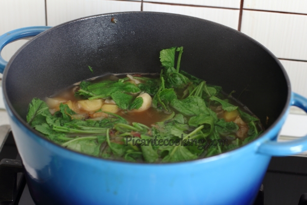 Zupa krem z liści rzodkiewki - 4