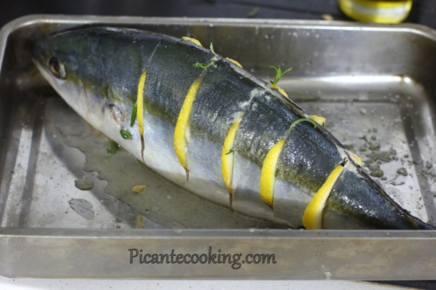Pieczony żółtopłetwy tuńczyk z aromatem cytryny i rozmarynu - 3
