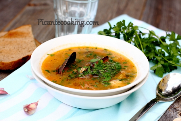 Рибний суп з мідіями - 1