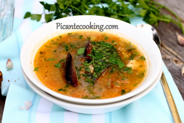 Рибний суп з мідіями - 7