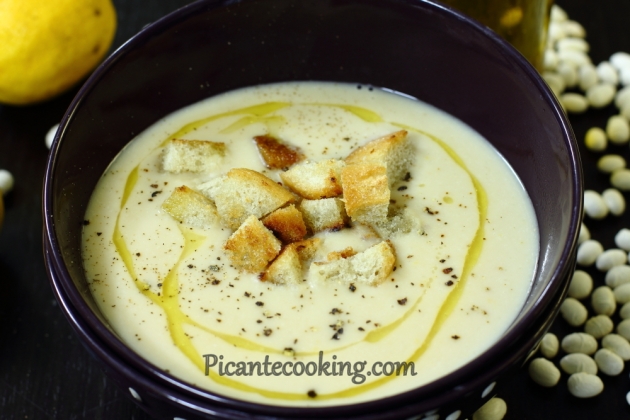 Крем-суп з білої квасолі - 5