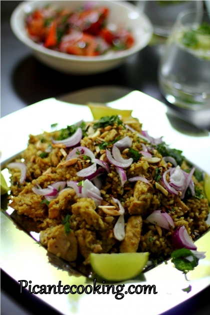 Niesamowicie aromatyczny indyjski pilaw z kurczakiem (Pulao) - 6
