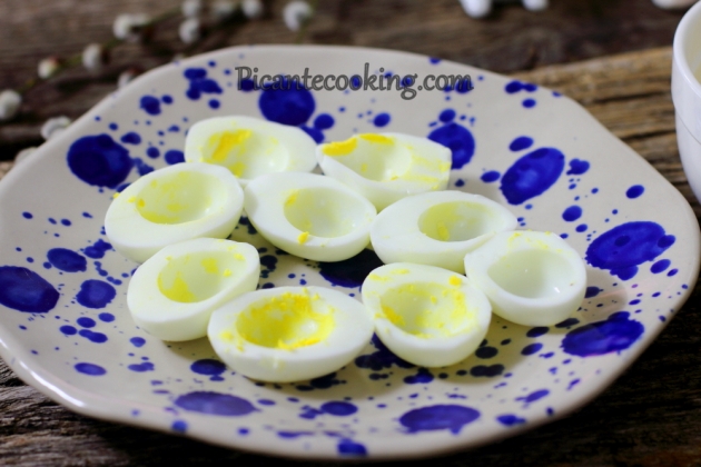 Faszerowane jajka z szynką i szczypiorkiem - 3