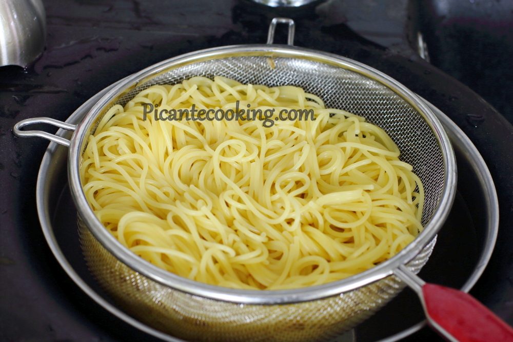 Spaghetti z pieczonymi warzywami - 4