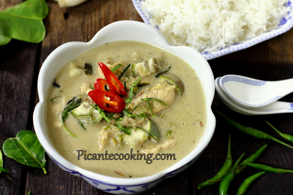 Tajskie zielone curry z kurczakiem - 8