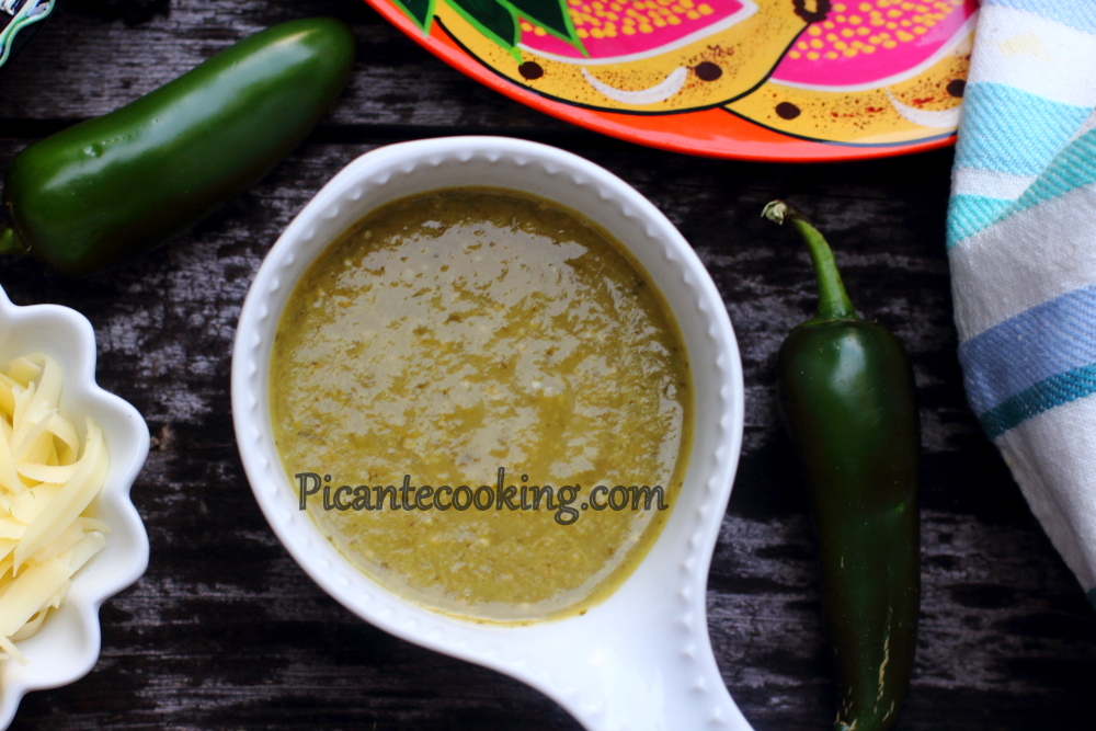 Meksykański zielony sos (hisz. Salsa verde) - 8
